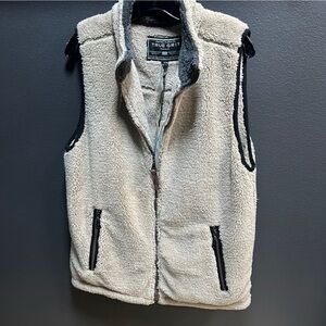 True Grit Cream Sherpa Vest